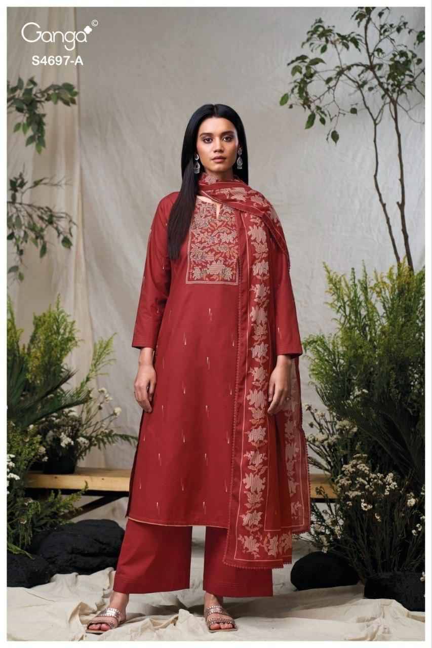 BIVANSHI 4697 Series By Ganga Fashion Beautiful Festive Suits Stylish Colorful Fancy Casual Wear & Ethnic Wear PREMIUM COTTON Print Dresses At Wholesale Price